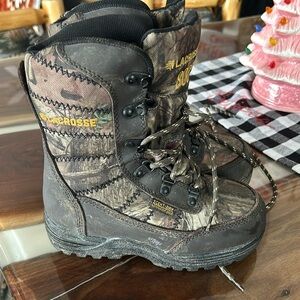 Kids 800gm Lacrosse  Camouflage boots